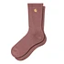 Chase Socks (Dusky Pink / Gold)