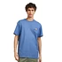 S/S American Script T-Shirt (Blue Iris)