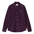 L/S Madison Fine Cord Shirt (Huckleberry / Wax)