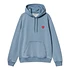Hooded Ingo Sweat (Light Blue Garment Dyed)
