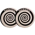 Spiral Slipmat (2 Pieces) (Black / Silver)