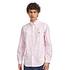 Striped Oxford Shirt (New Rose / White)