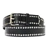 Leather Studded Belt (Black)