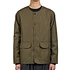 TAION - Non Down Military Reversible Crew Neck Cardigan