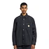 Rylan Shirt Jac "Hampton" Denim, 11.5 oz (Rylan Stripe, Black Stone Washed)