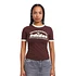 Retro Graphic T-Shirt (Auburn / Cream White)