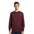 Crew Neck Sweatshirt (Oxblood / Ecru / Court Blue)