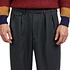 Beams Plus - 2 Pleats Relax Trousers Laundry Wool