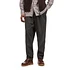 Pleated Track Pant (Brown)