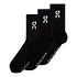 Logo Sock High 3-Pack (Black)