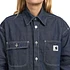 Carhartt WIP - W' Louis Shirt Jac "Melbourne" Denim, 11 oz