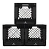 12" Vinyl Crate (3 Stück) (Black)