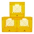 12" Vinyl Crate (3 Stück) (Yellow)