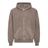 Organic Oversized Zip Hood (Faded Khaki)