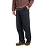 Hestur Relaxed Pleated Trouser (Dark Navy)
