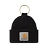 Mini Watch Hat Keychain (Black)