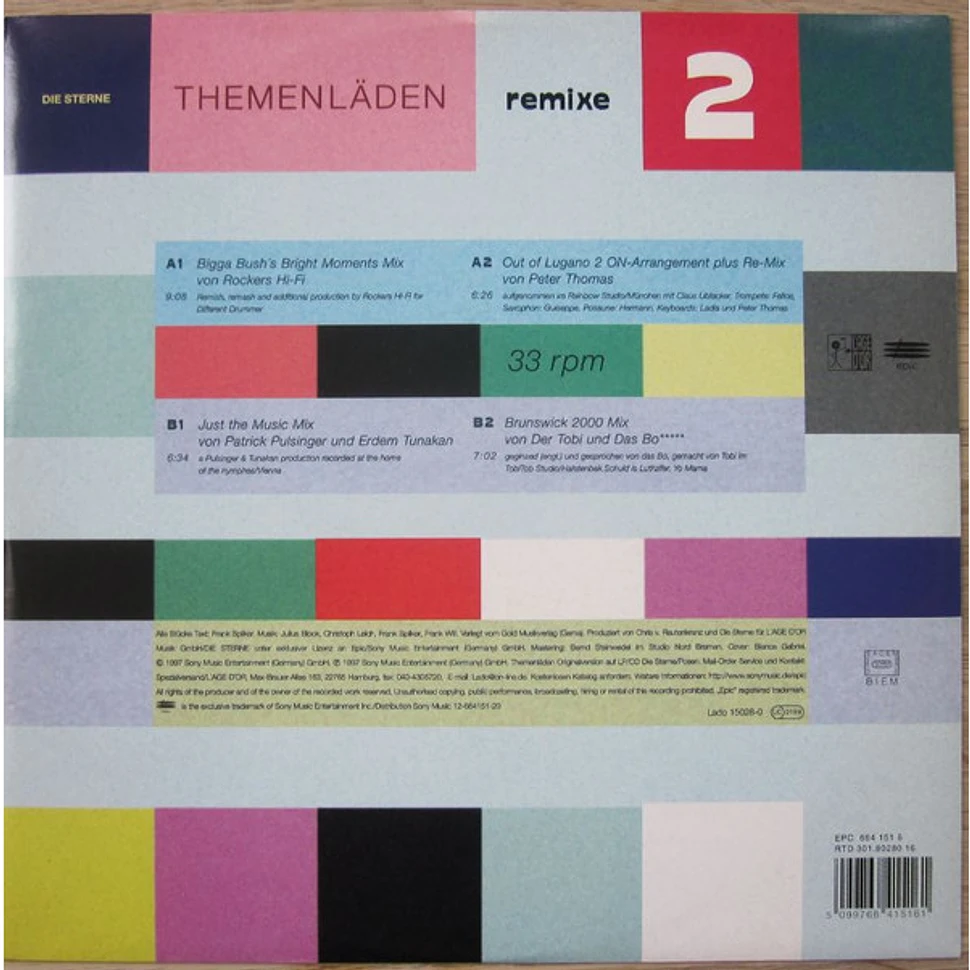 Die Sterne - Themenläden Remixe 2