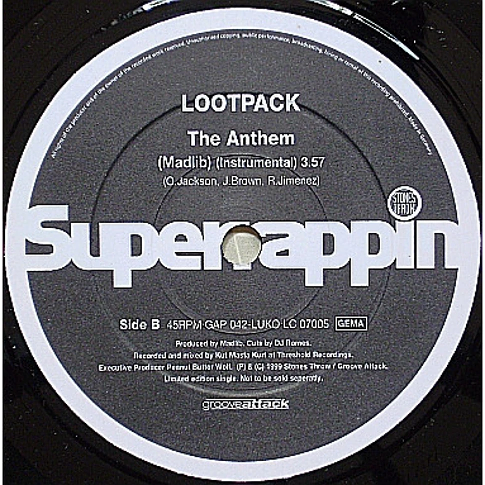 Lootpack - The Anthem (Madlib Remix)