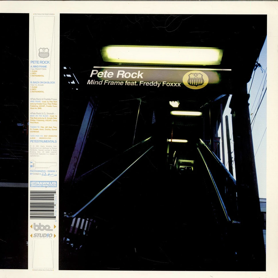 Pete Rock - Mind Frame / Back On The Block