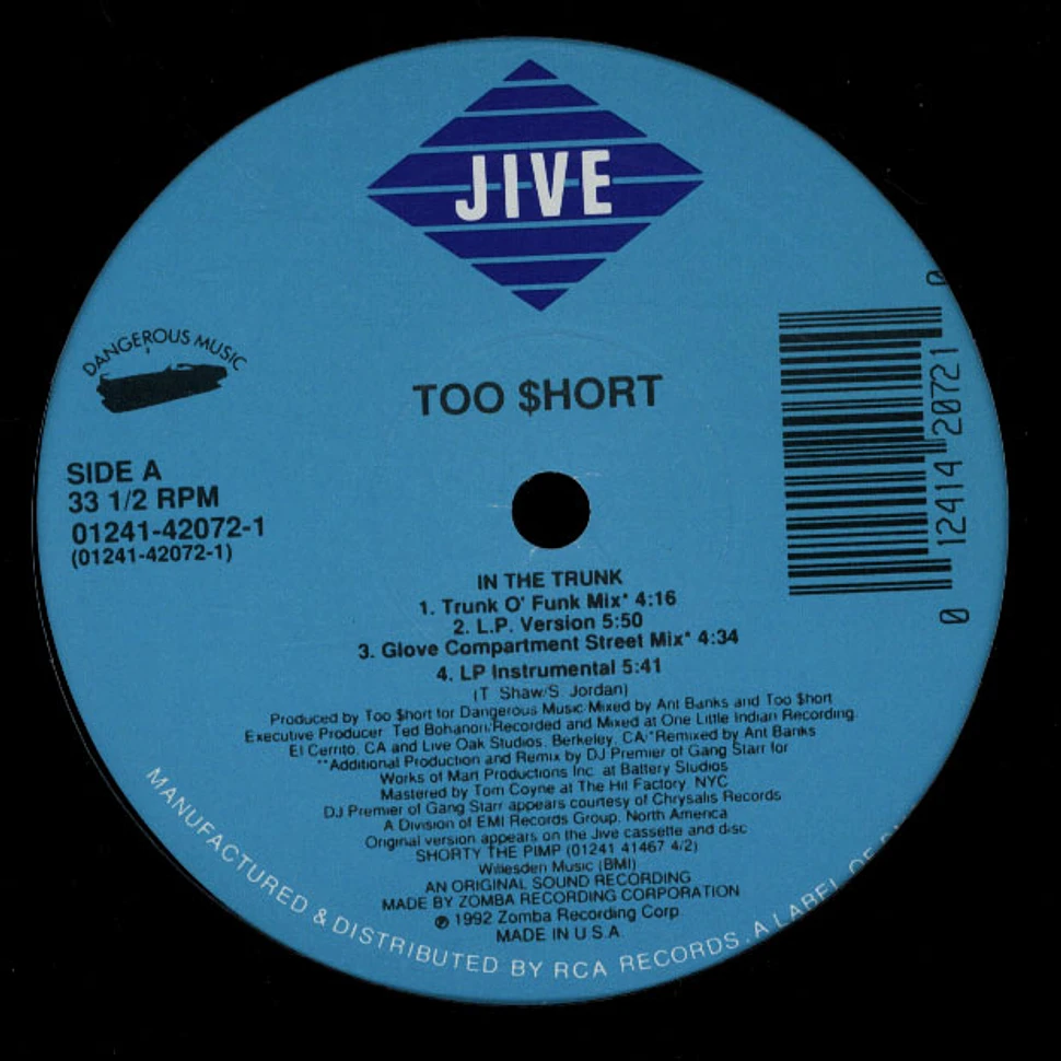 Too Short - In The Trunk