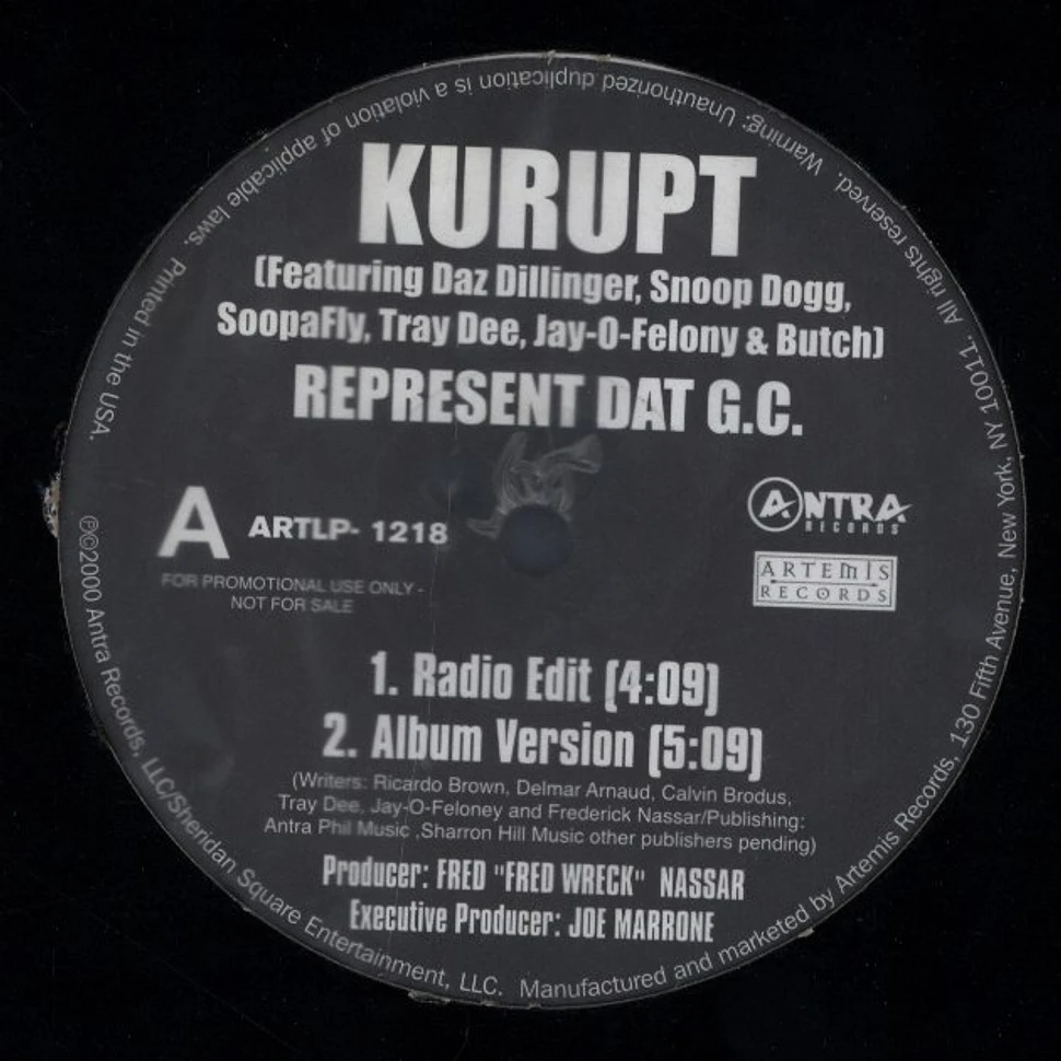 Kurupt - Represent dat GC