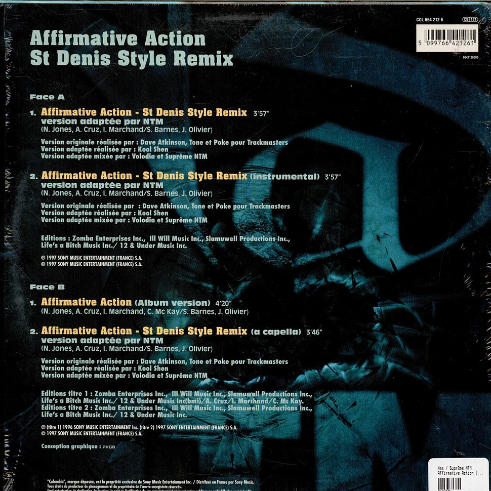 Nas / Suprême NTM - Affirmative Action (Saint-Denis Style Remix)