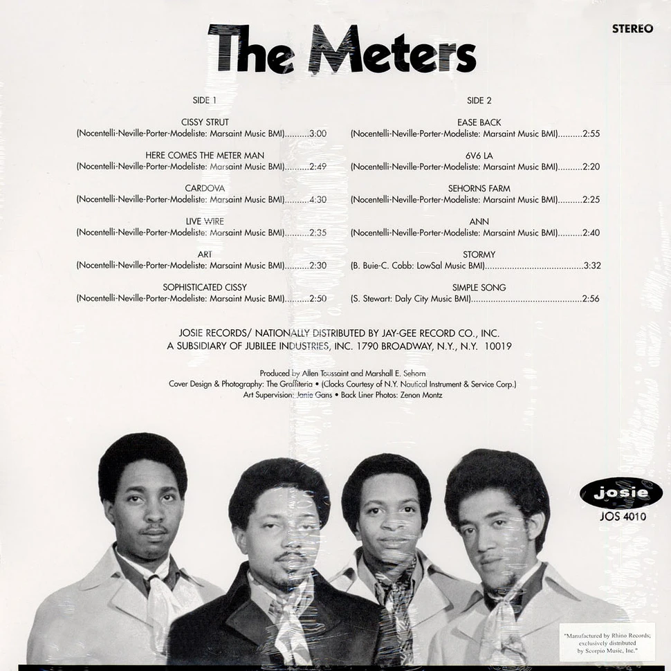 The Meters - The Meters (Cissy Strut)