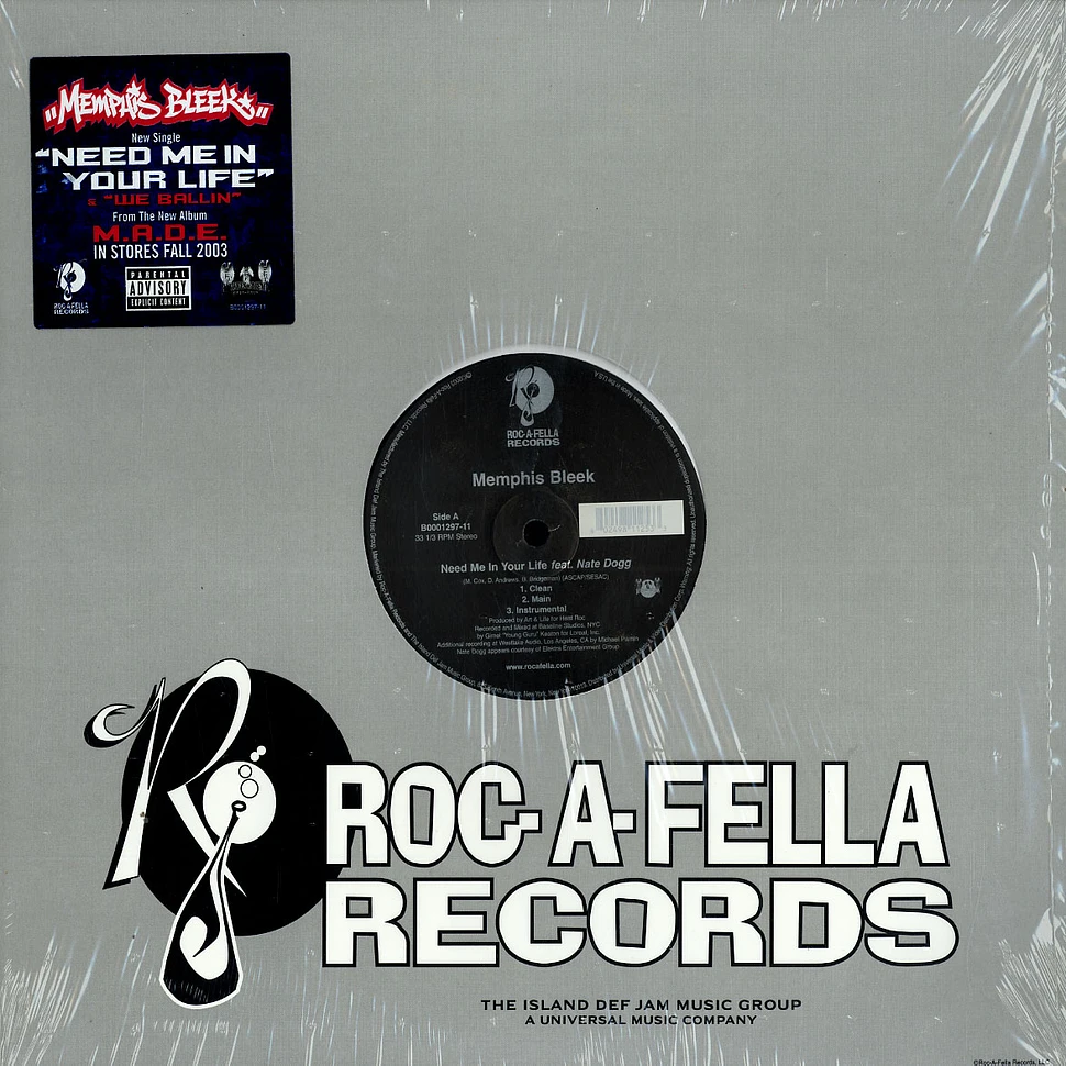 Memphis Bleek - Need me in your life feat. Nate Dogg