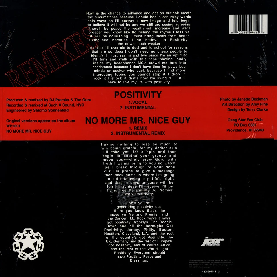 Gang Starr - Positivity