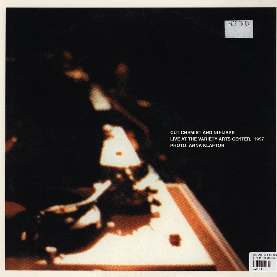 Cut Chemist & Nu-Mark - Live at the variety center 1997
