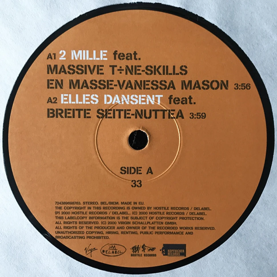 Massive Töne & Skills En Masse & Vanessa Mason, Breite Seite - 2 Mille / Elles Dansent