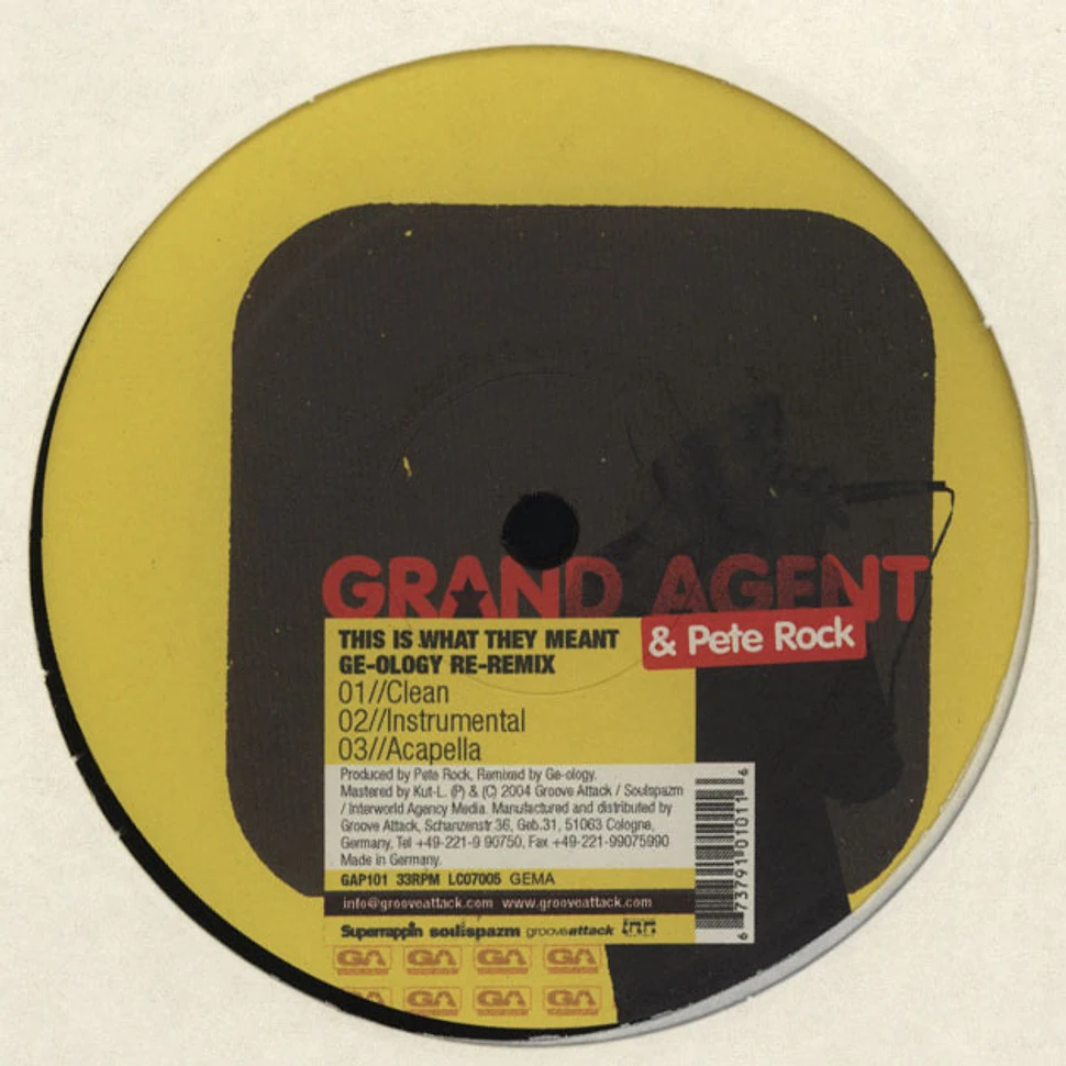 Grand Agent - This is what they meant Geology remix