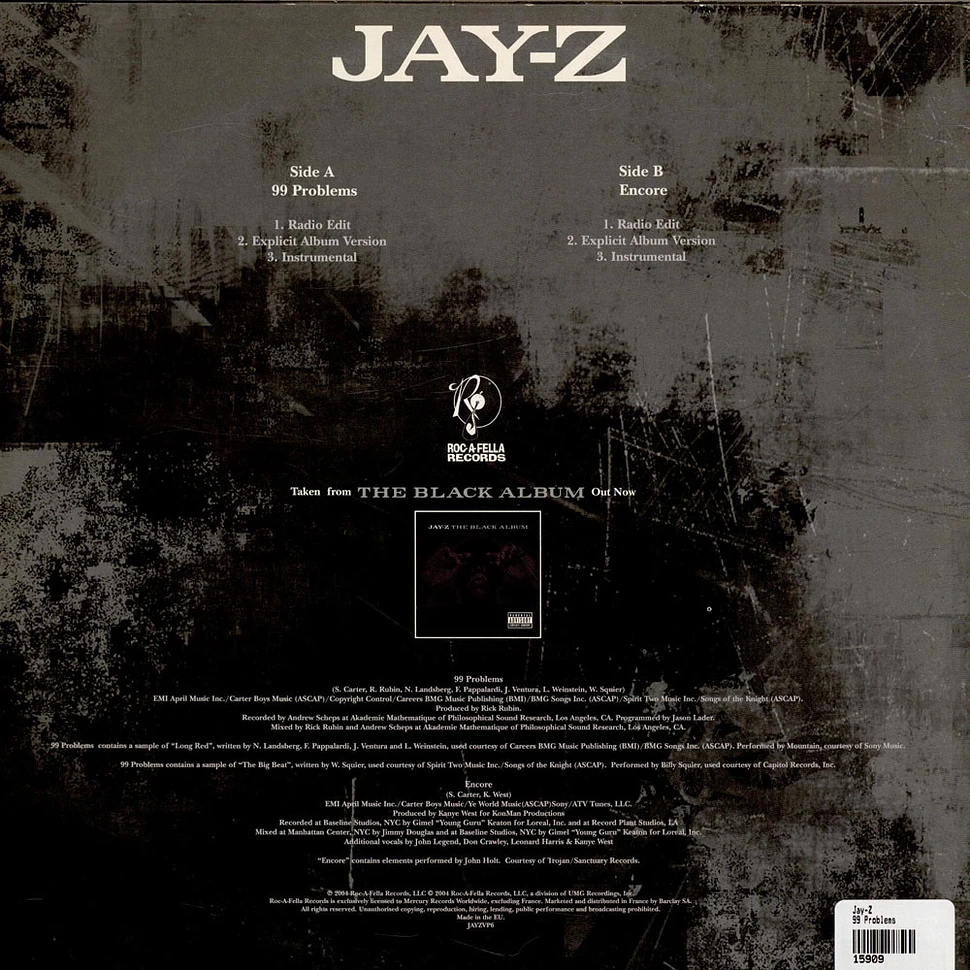 Jay-Z - 99 Problems