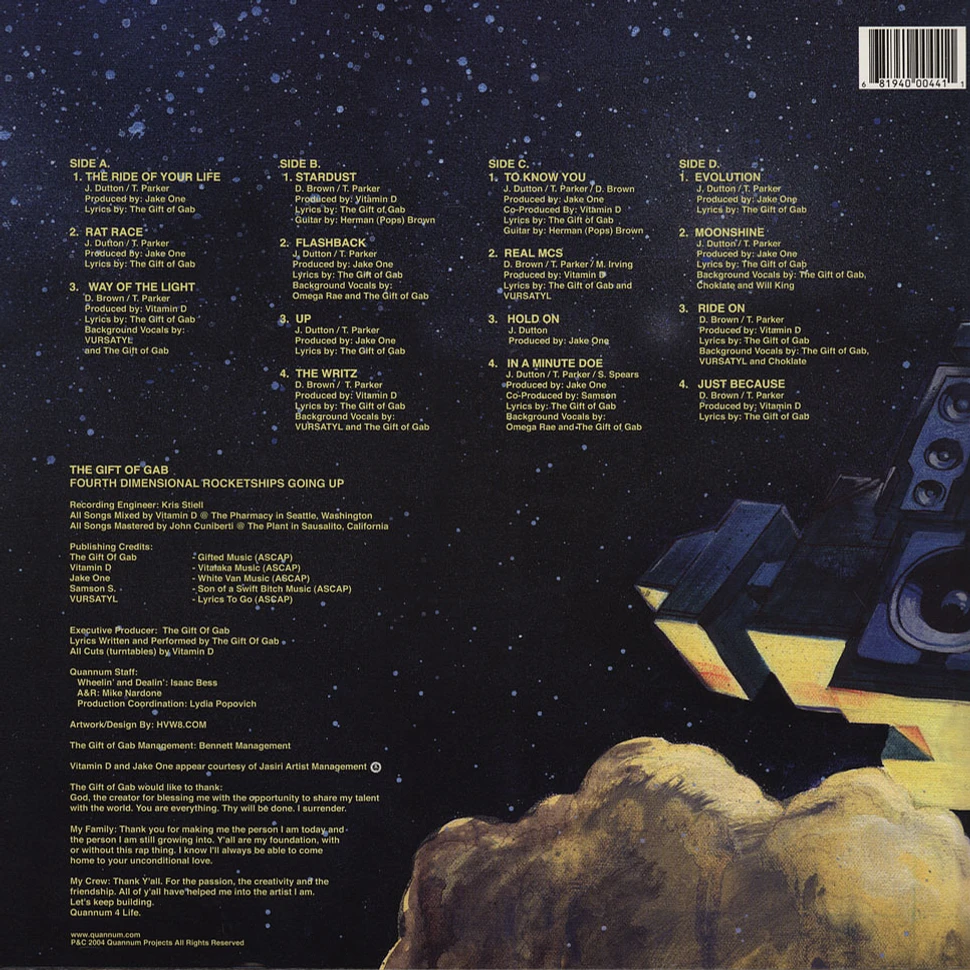 Gift Of Gab of Blackalicious - 4Th Dimensional Rocketship Going Up