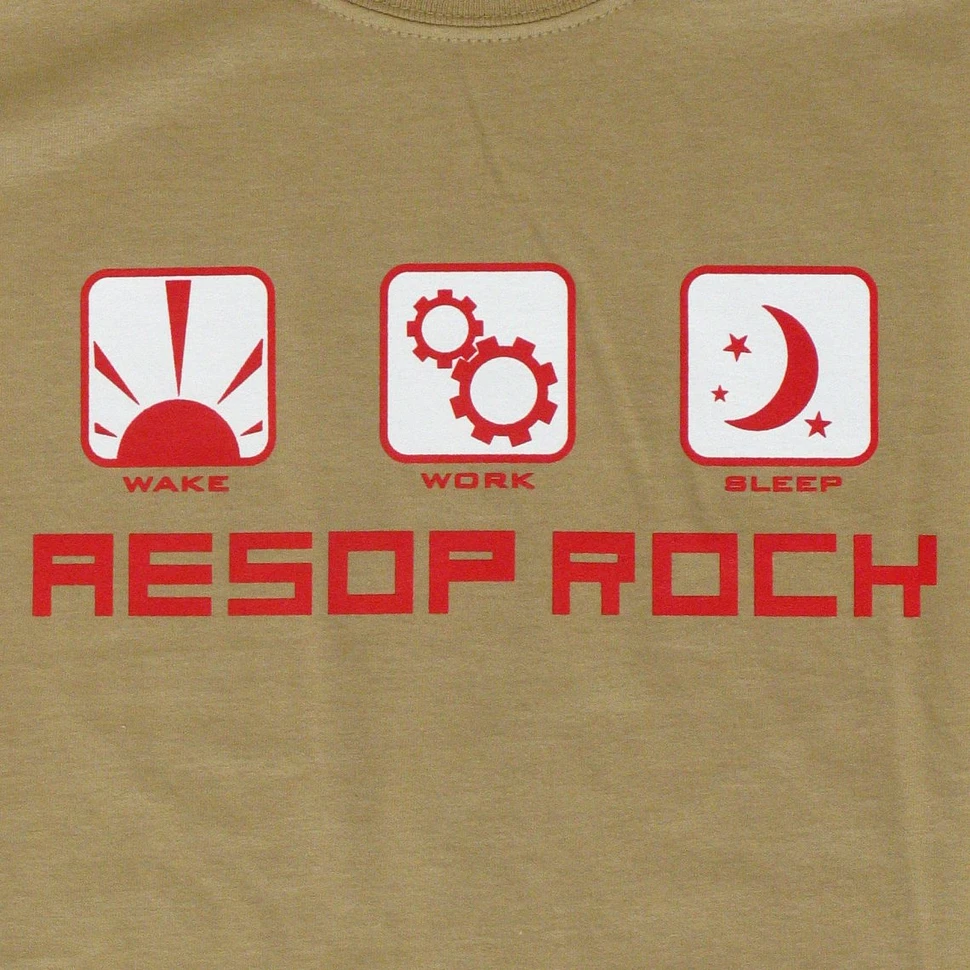 Aesop Rock - Wake work sleep T-Shirt