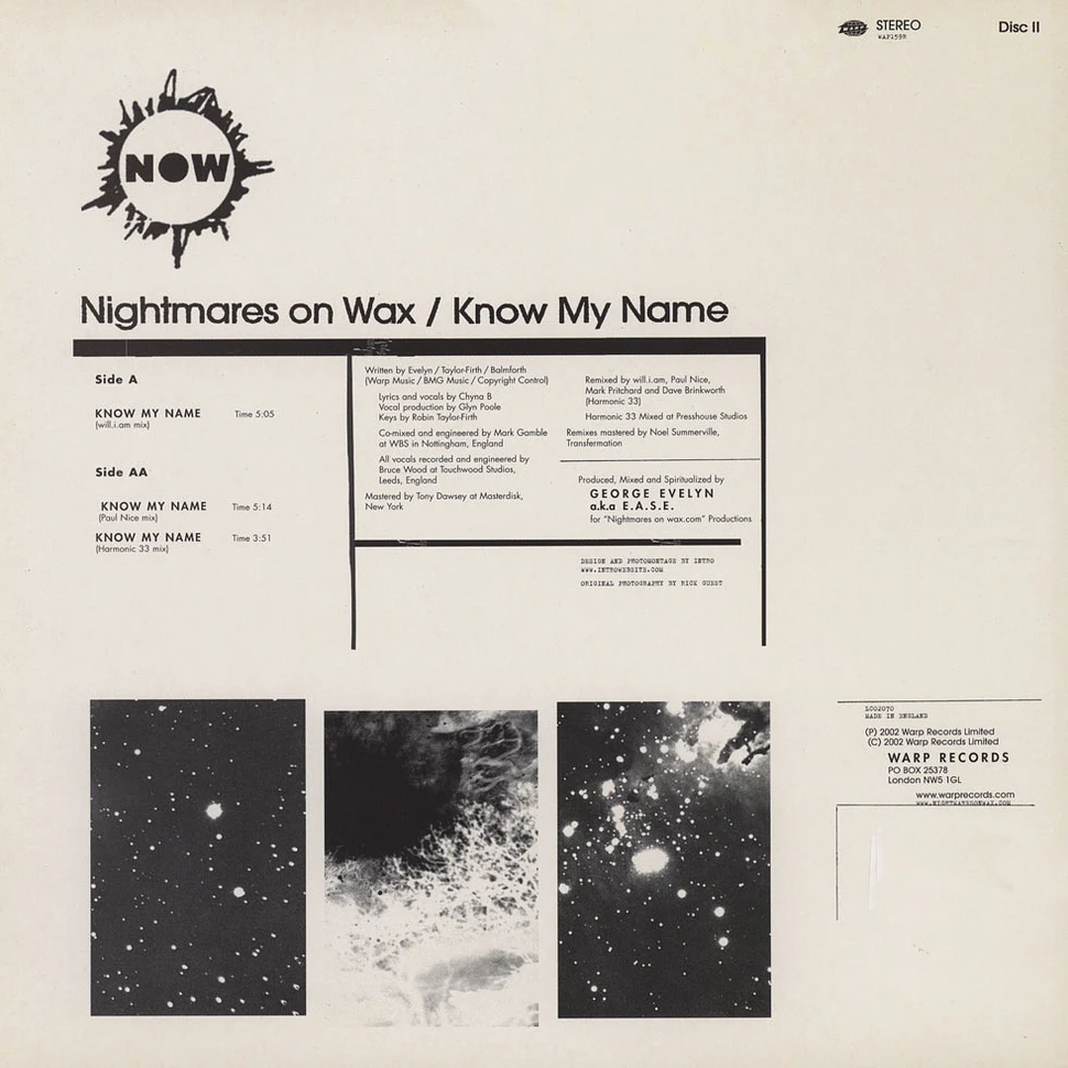 Nightmares On Wax - Know my name part 2