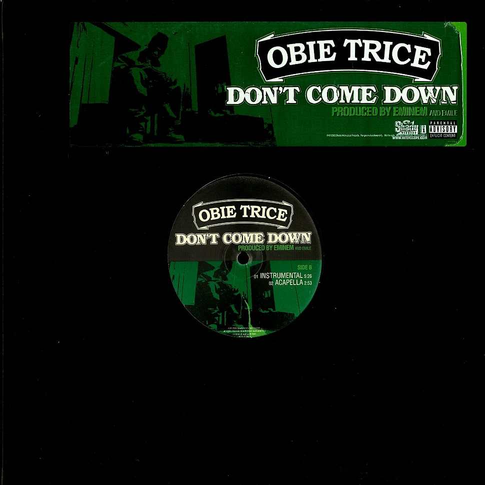 Obie Trice - Don't come down