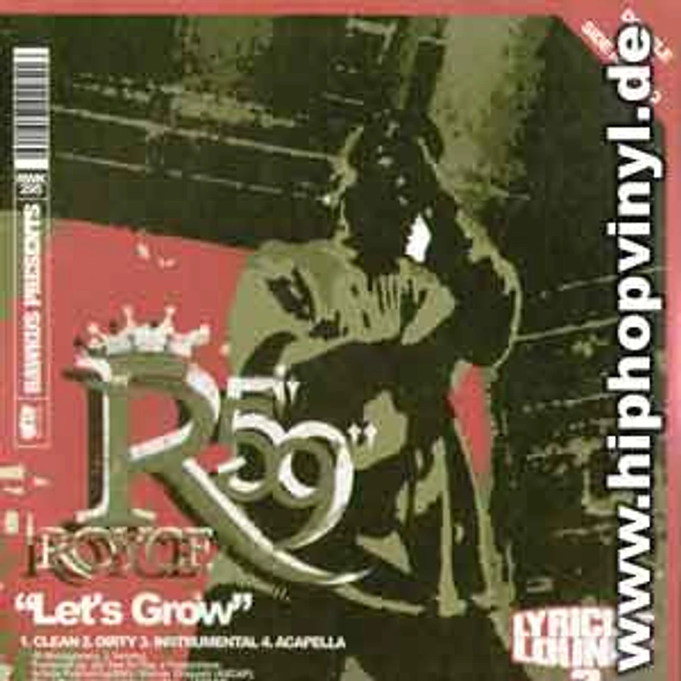 Royce Da 5'9 / Cocoa Brovaz - Let's grow / get up