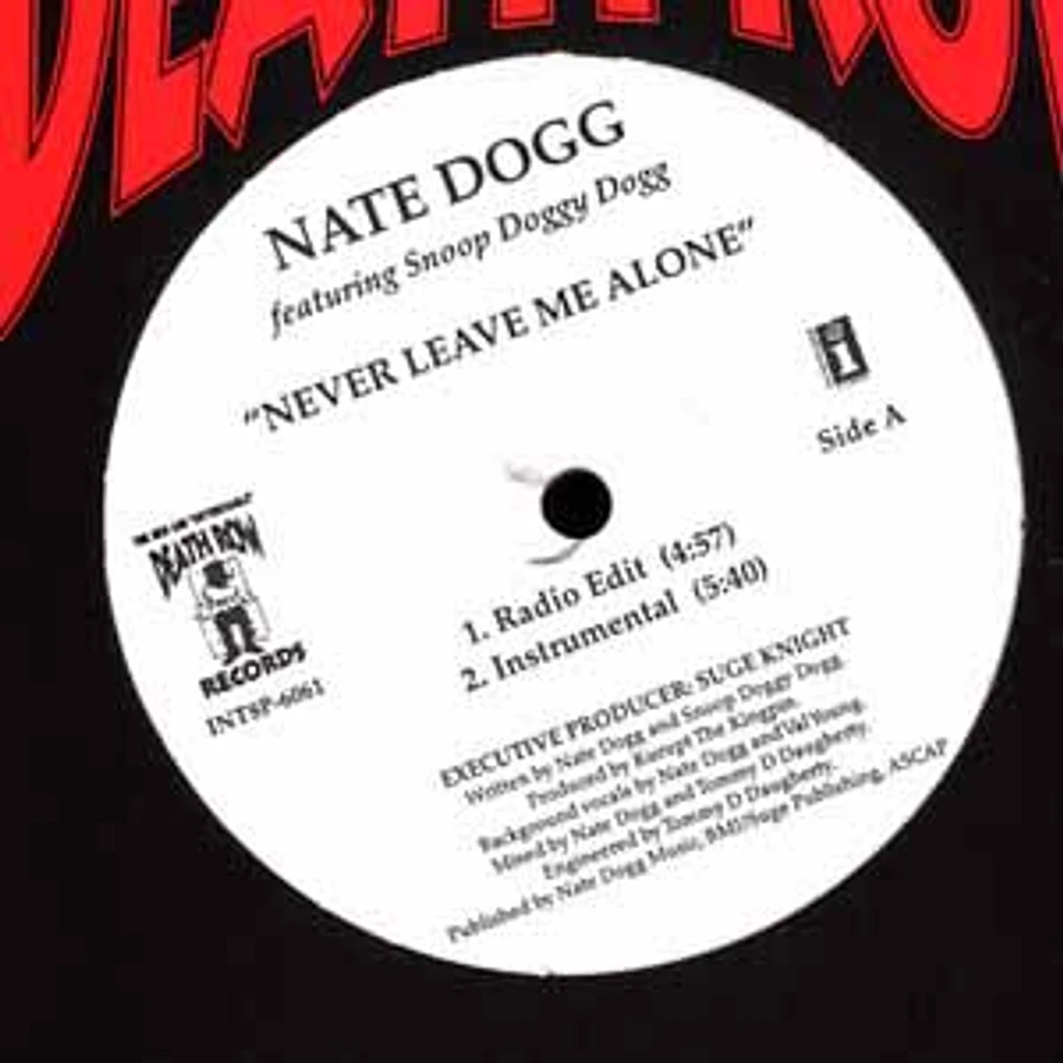 Nate Dogg feat. Snoop Dogg - Never leave me alone