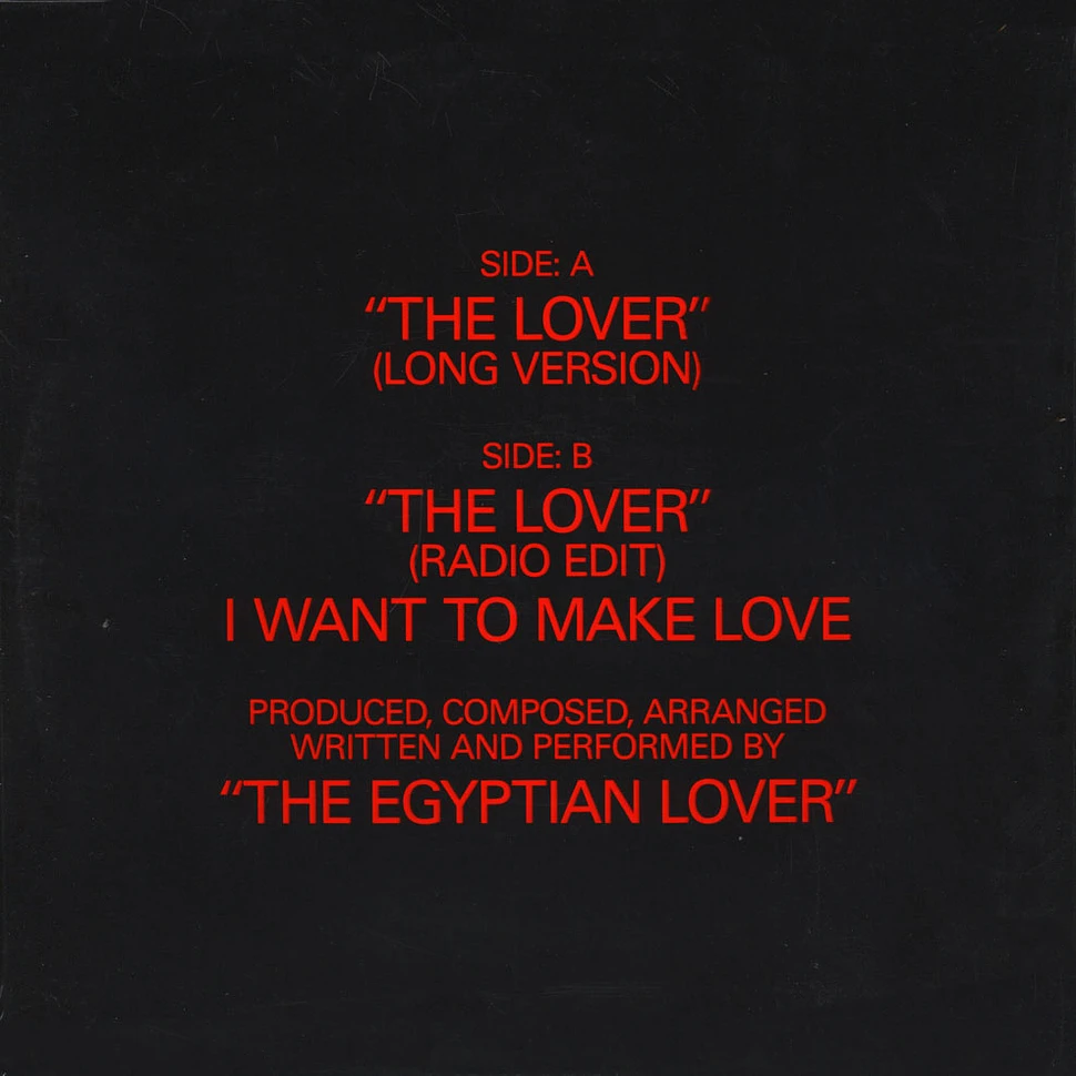 Egyptian Lover - The Lover