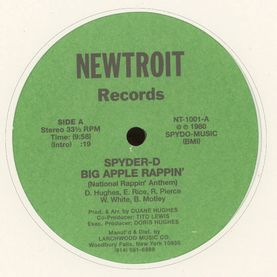 Spyder D - Big apple rappin'