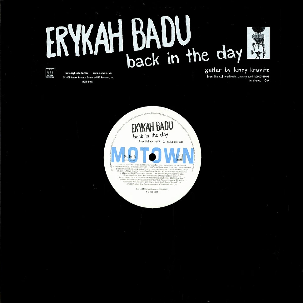 Erykah Badu - Back in the day