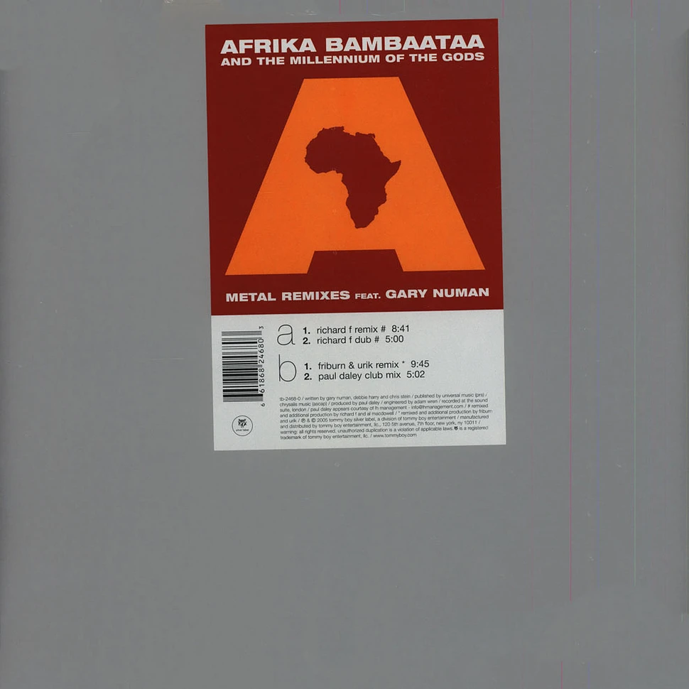 Afrika Bambaataa - Metal remixes feat. Gary Numan