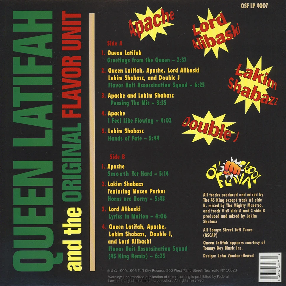 Queen Latifah - Queen Latifah and the original flavour unit