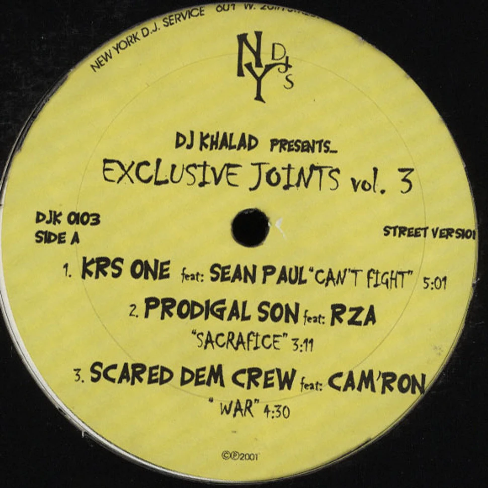 DJ Khalad - Exclusive joints vol.3
