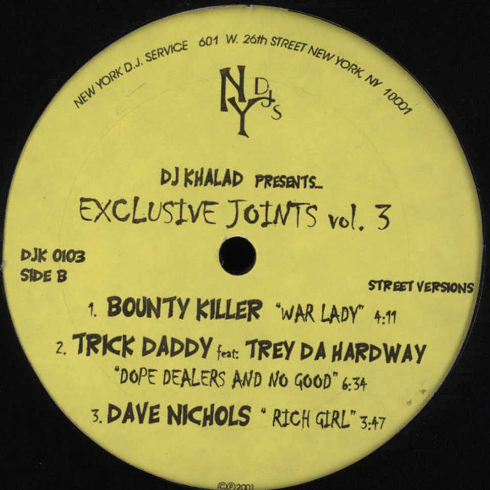 DJ Khalad - Exclusive joints vol.3