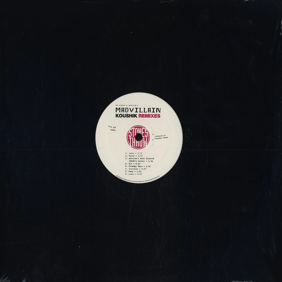 Madvillain (MF DOOM & Madlib) - Koushik remix EP