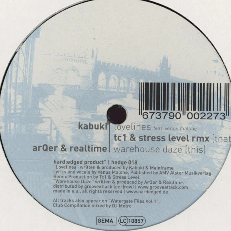 Kabuki / ArQer & Realtime - Lovelines remix feat. Venus Malone / warehouse daze