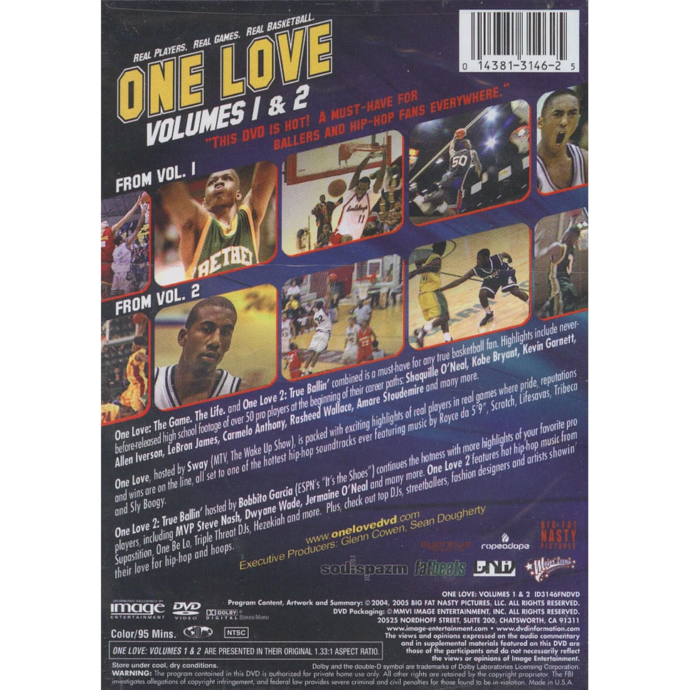 One Love - Volume 1 - the game.the life.