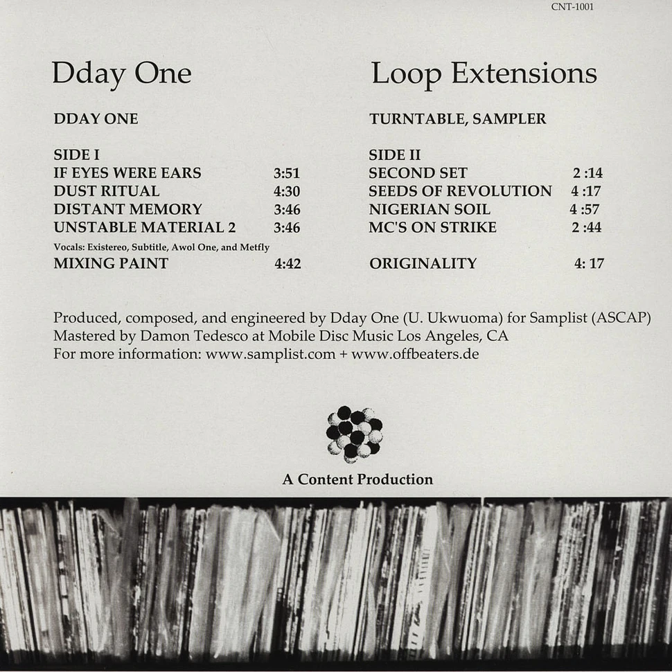 Dday One - Loop extensions